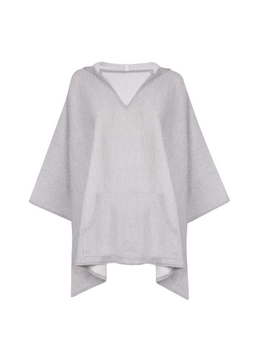 Adele Hooded Cape | Merino Sweater | 100% Merino Wool