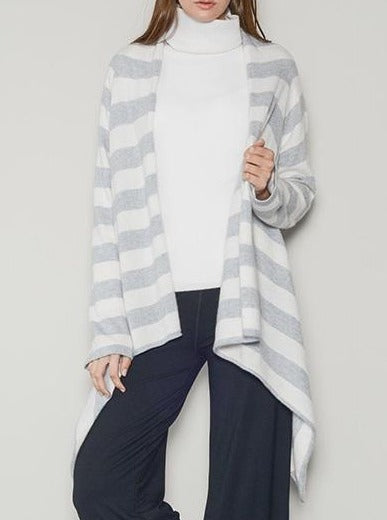 Alexis Asymmetric Cardigan | 100% Cashmere | Belinda Robertson