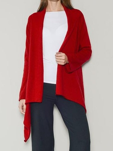 Alexis Asymmetric Cardigan | 100% Cashmere | Belinda Robertson