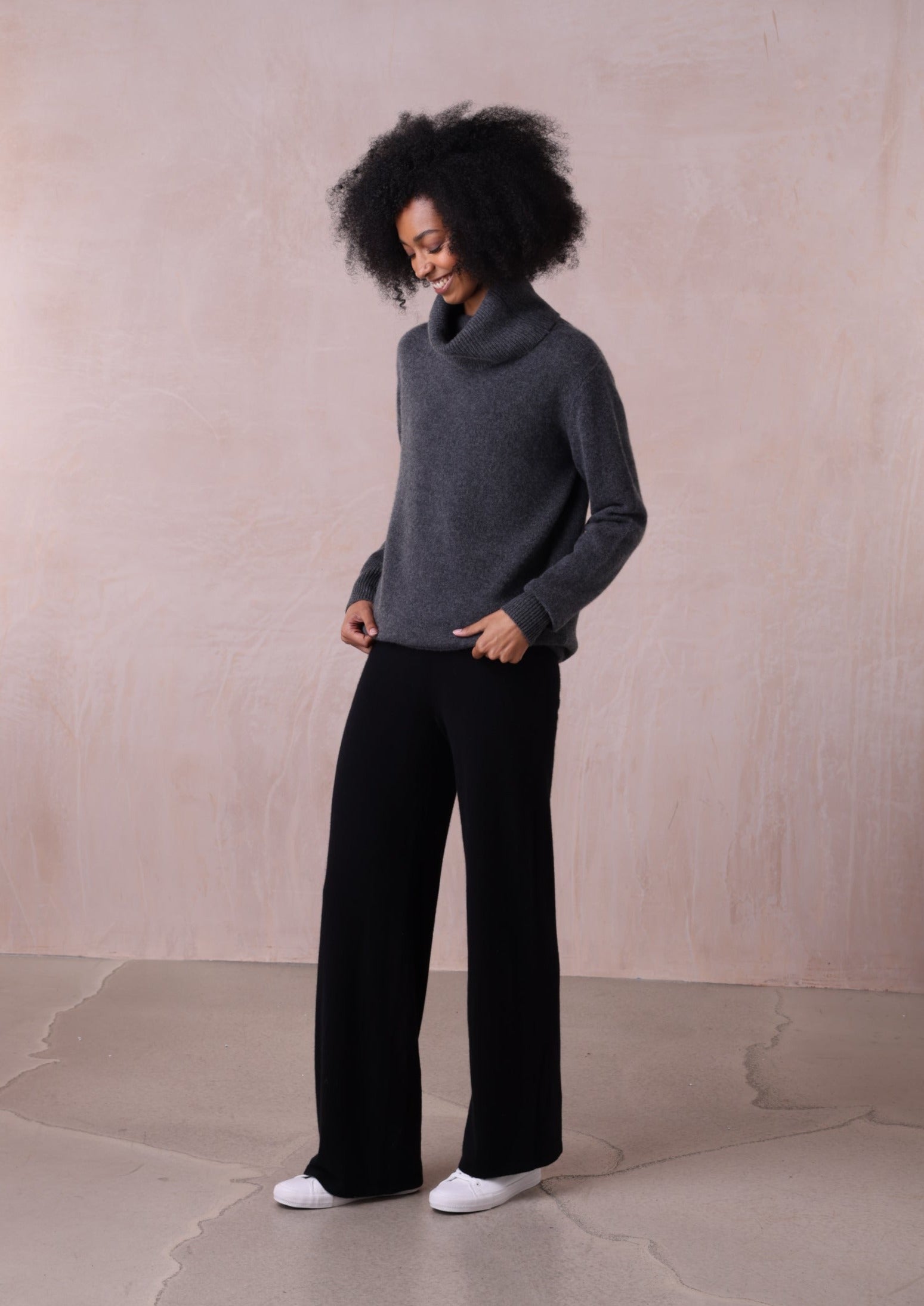 Lottie | Relaxed Slouch Neck | 100% Cashmere