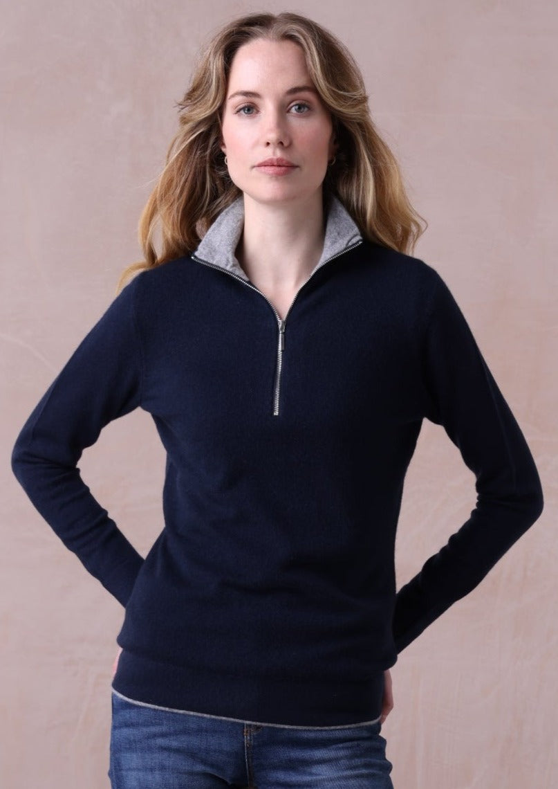 Jules | Zip Neck Sweater