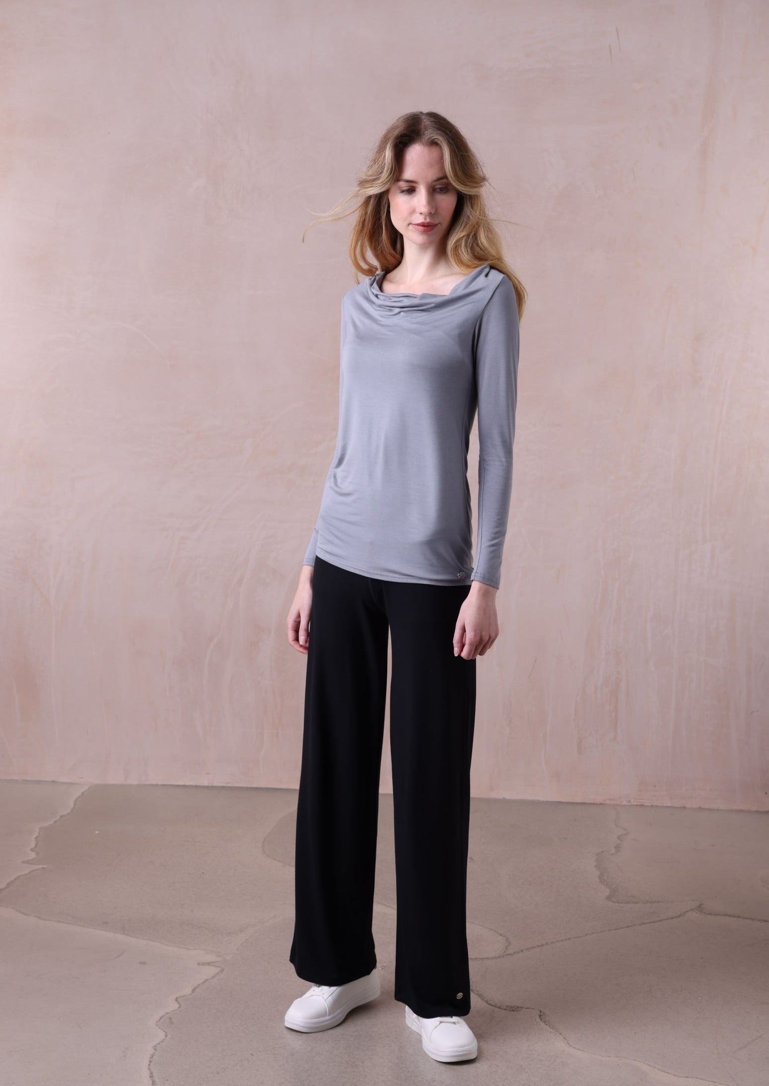 Venice Drape Neck Top | Loungewear | Belinda Robertson