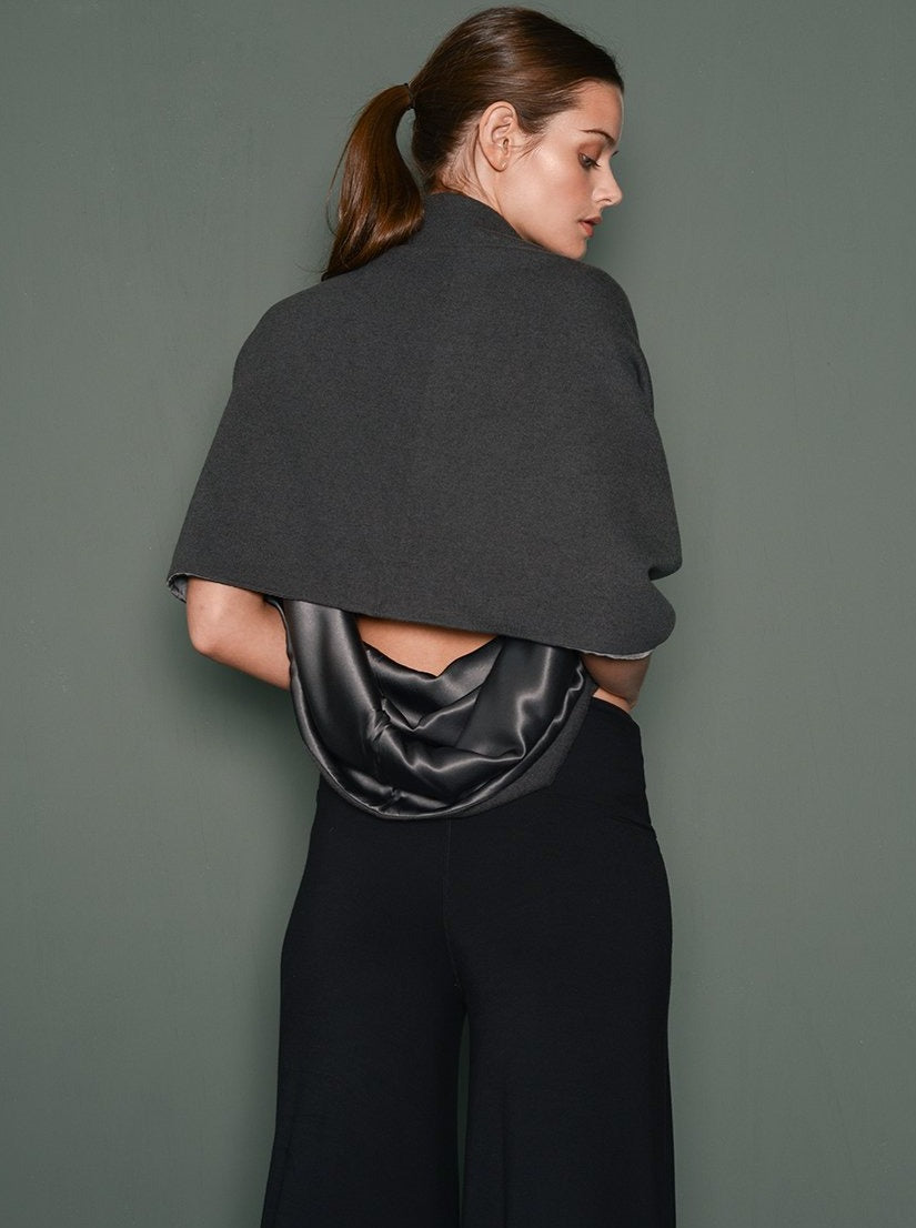 Lara Satin Shrug Scarf | Cashmere Wrap | Belinda Robertson