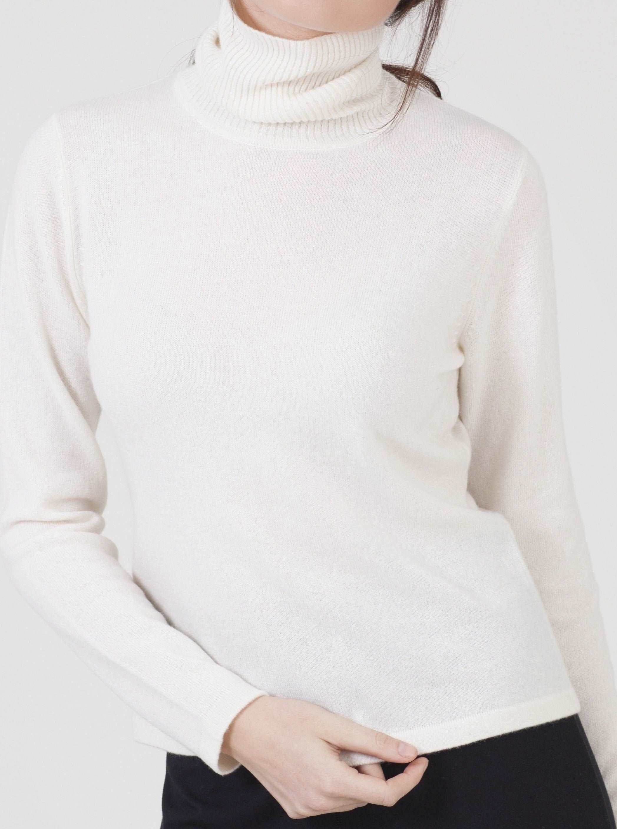 Sophia Classic Roll Neck | 100% cashmere roll neck | Belinda Robertson