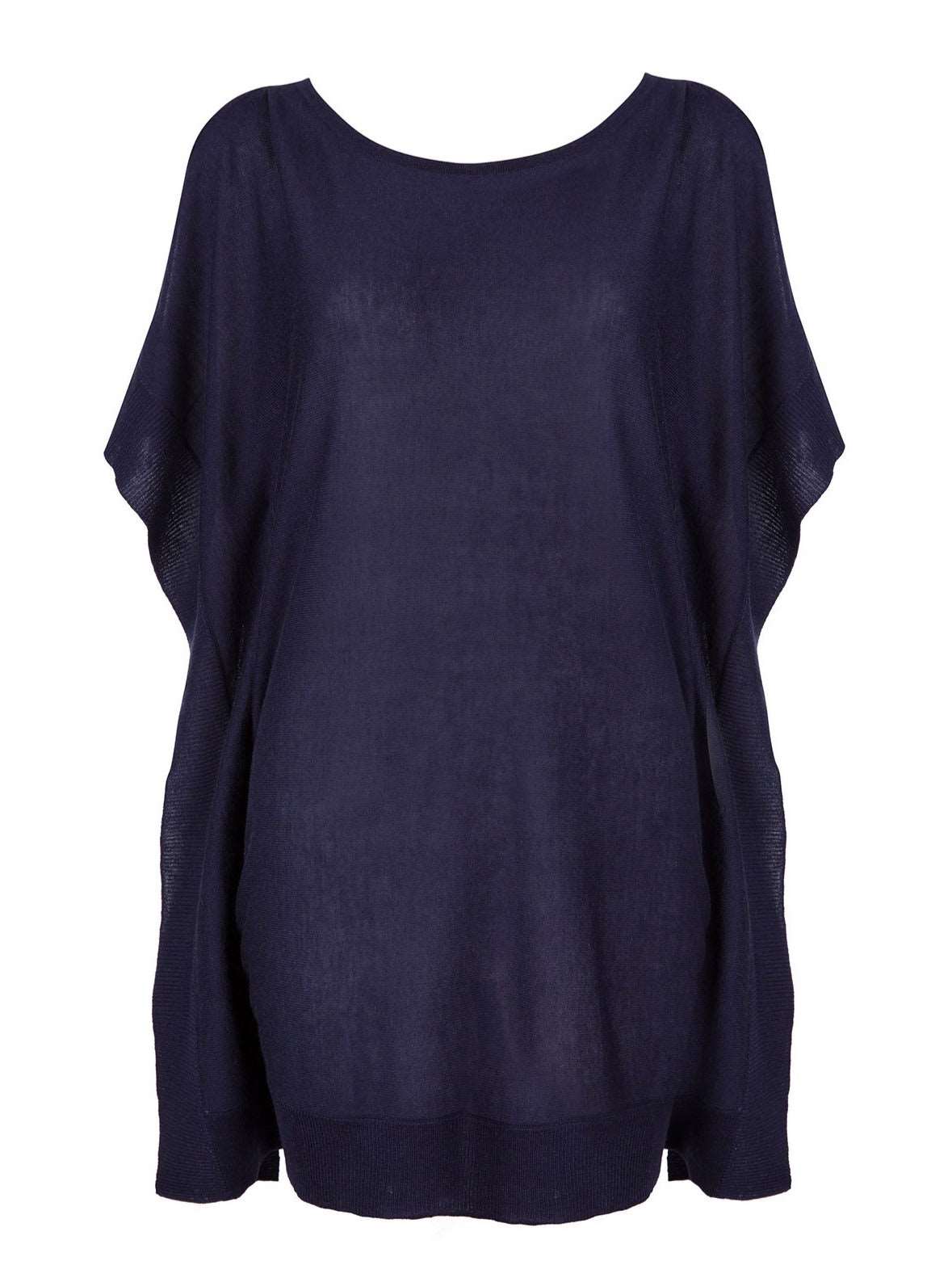 Erica Open Shoulder Silk Cashmere Relaxed Top | Belinda Robertson