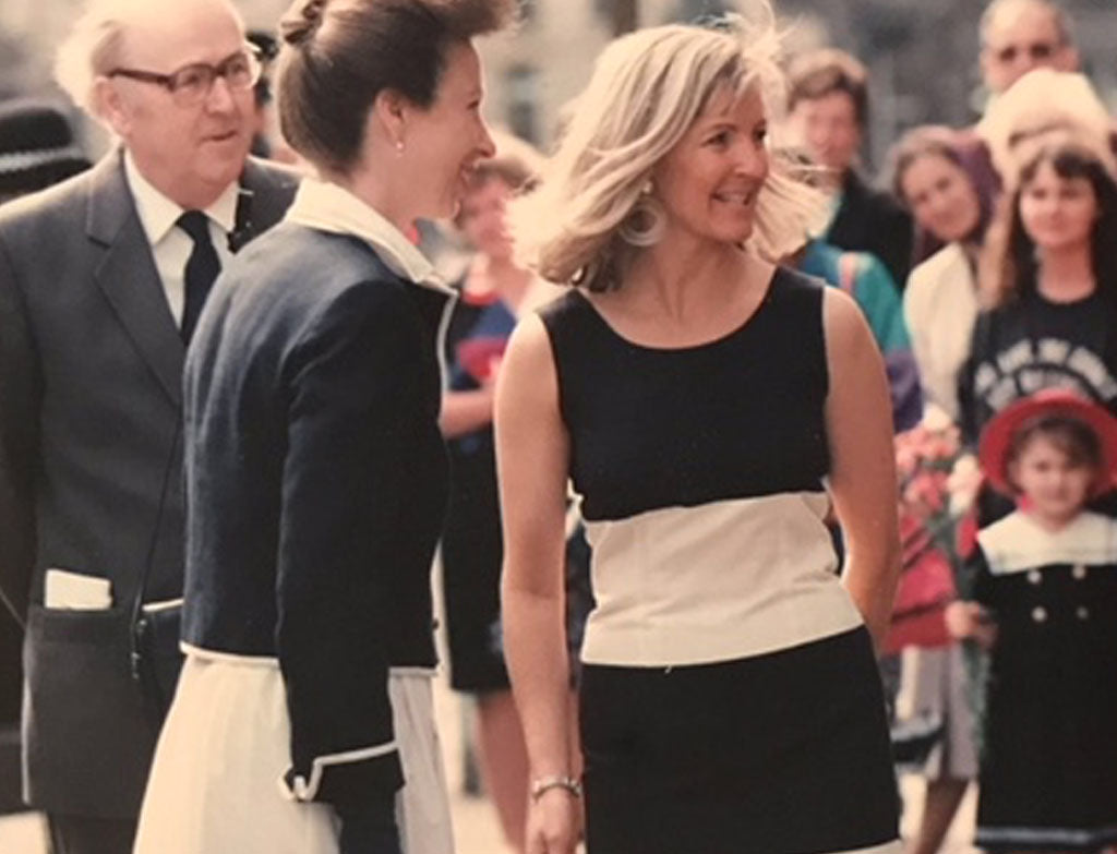 princess anne and belinda robertson open edinburgh store