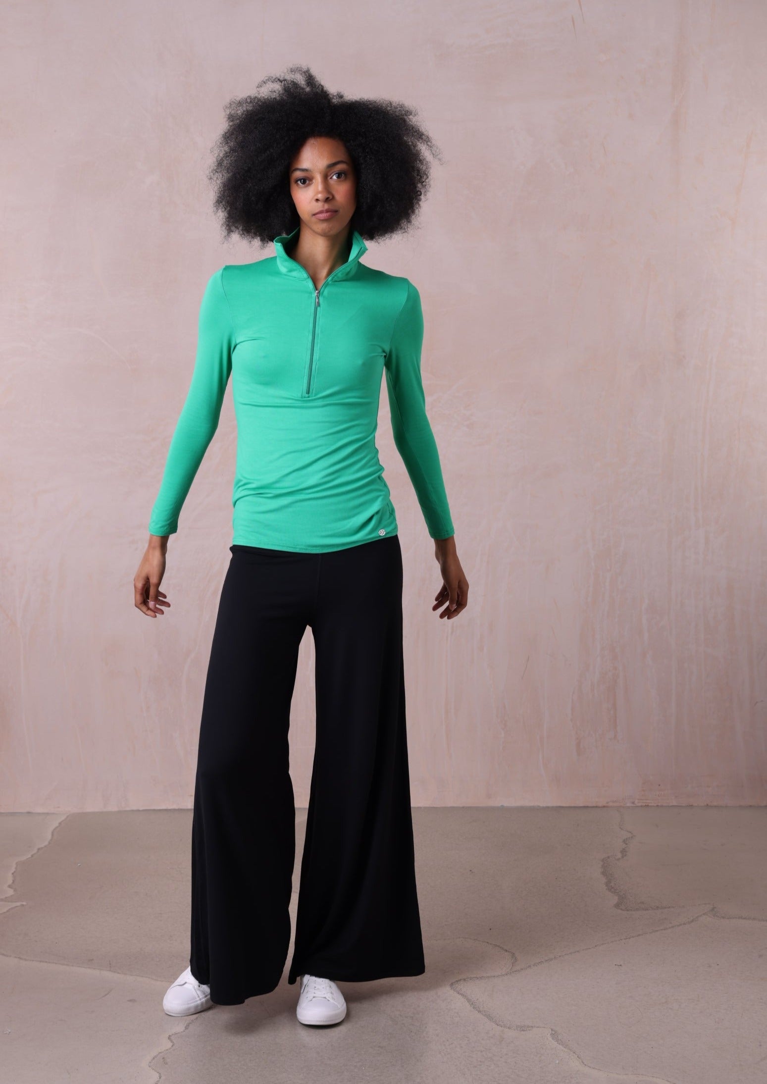 Verbier Zip Neck Top | Loungewear | Belinda Robertson
