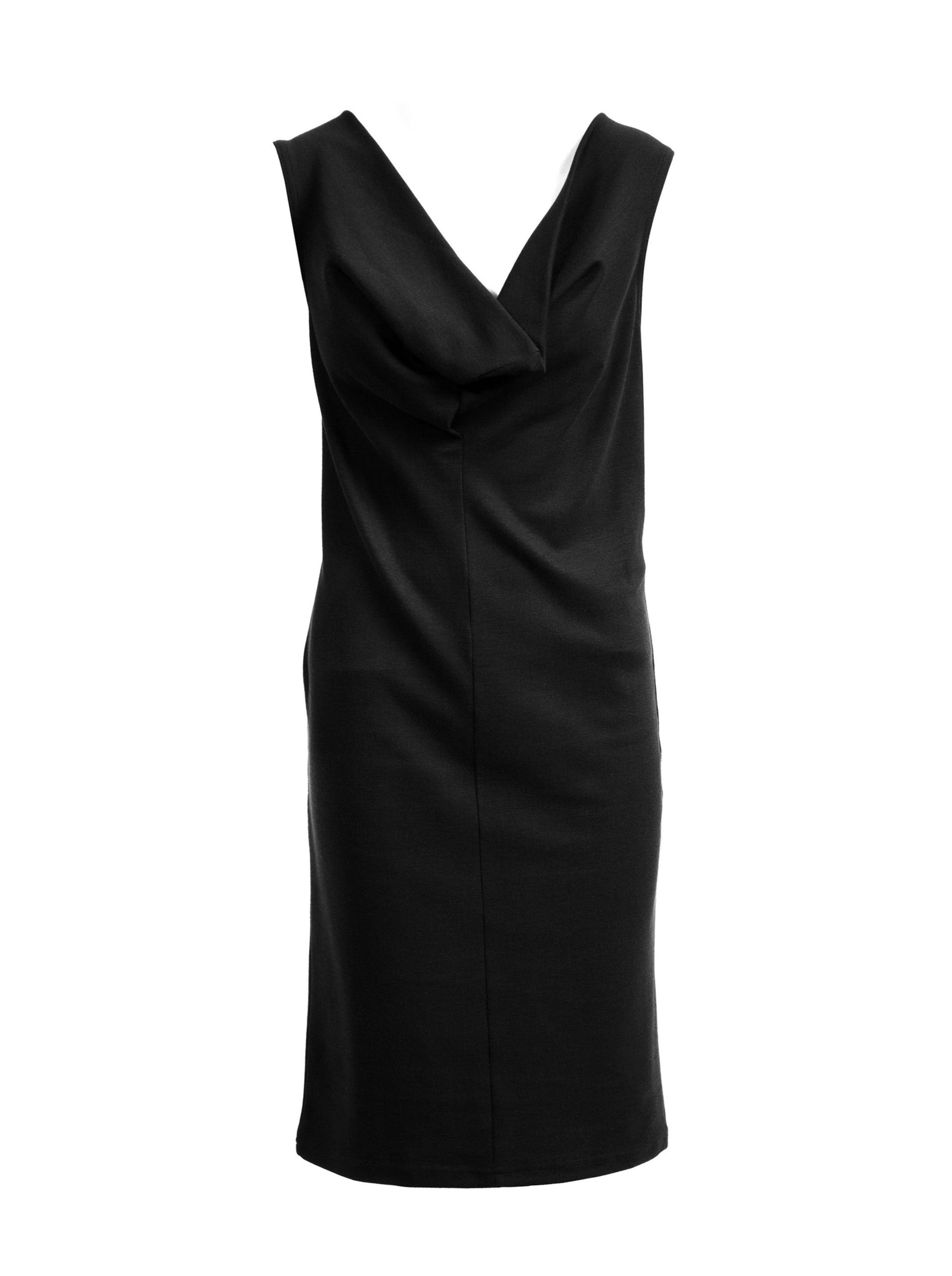 Sorrento Drape Neck Dress | Jersey Dress | Belinda Robertson