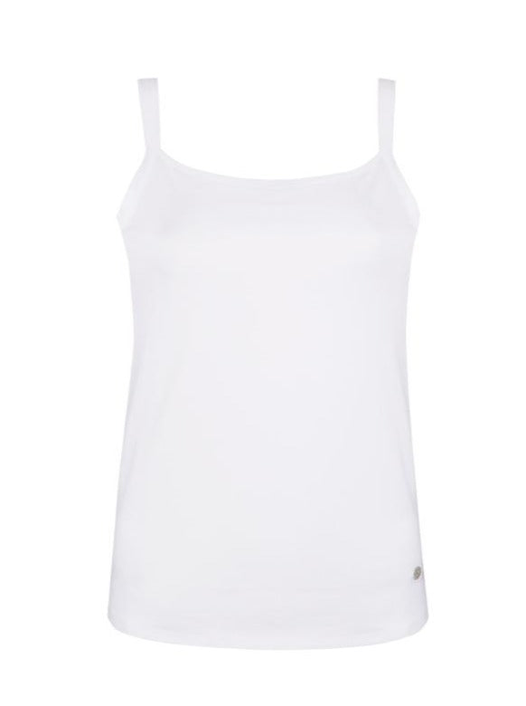 St Lucia Strappy Vest | Luxury Loungewear